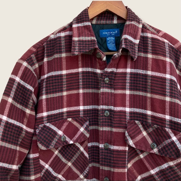 Towncraft Flannel Quilted Shackett ML - Picture 2 of 9